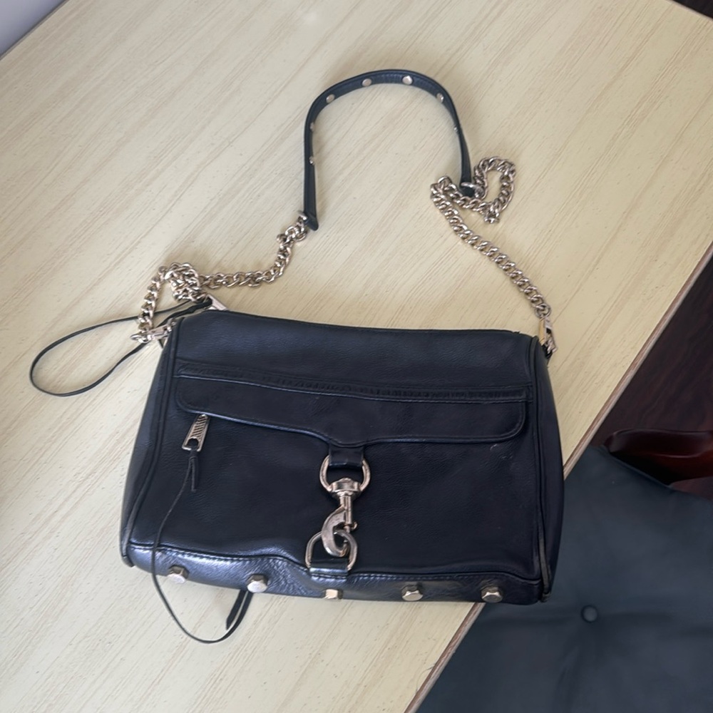 Black Rebecca Minkoff - Leather Shoulder - MAC bag